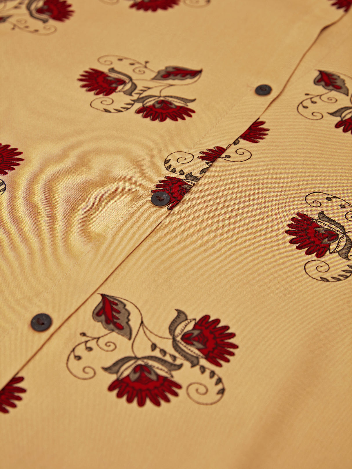 Mimosa Women Yellow Color Printed Straight Kurta