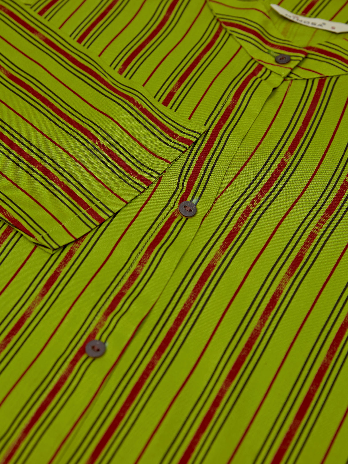 Mimosa Women Green Color Printed Straight Kurta