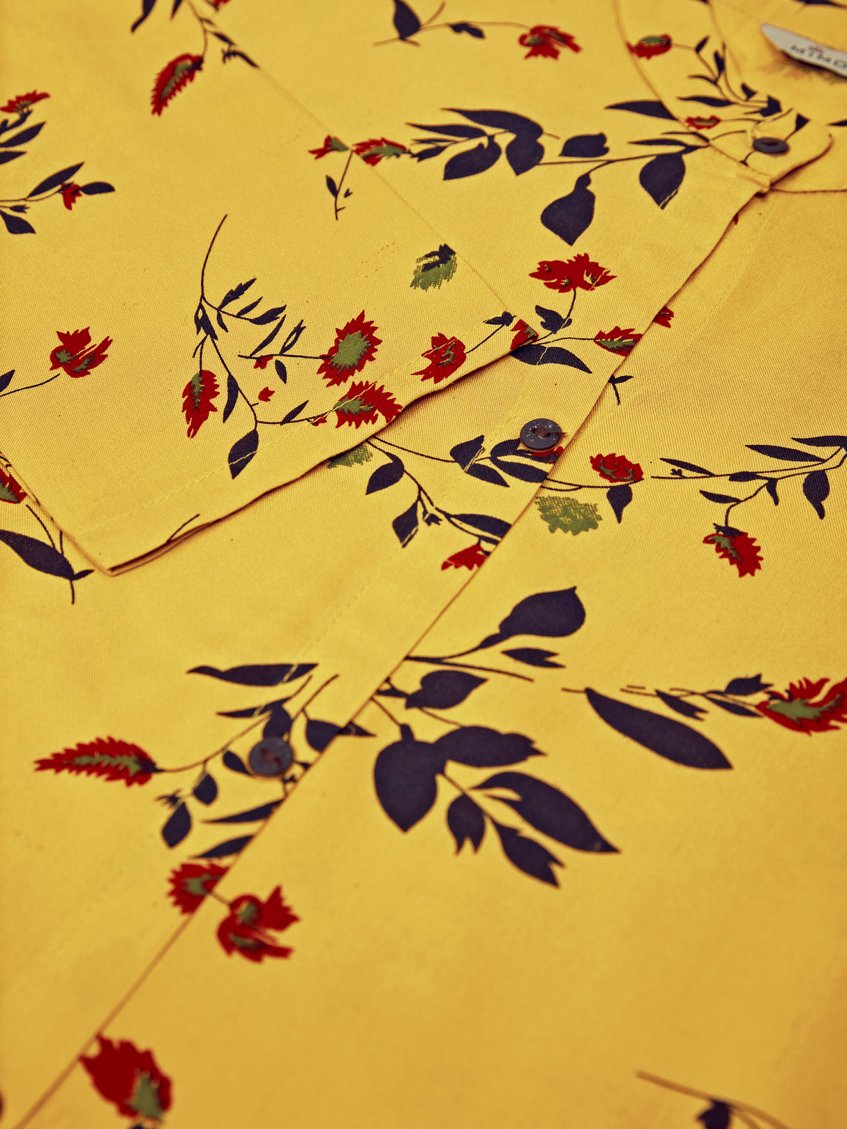 Mimosa Women Yellow Color Printed Straight Kurta