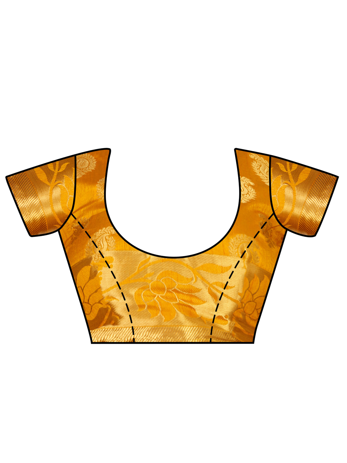 Mimosa Womens Art Silk Saree Kanjivaram BGreen Color