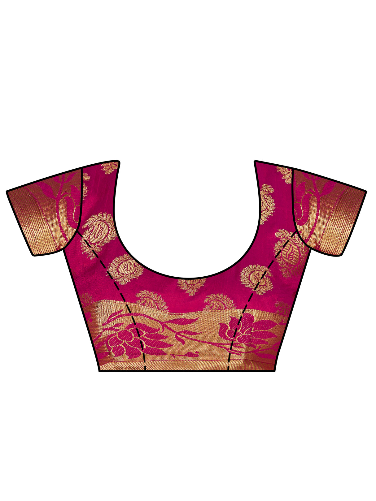 Mimosa Womens Art Silk Saree Kanjivaram Mustard Color