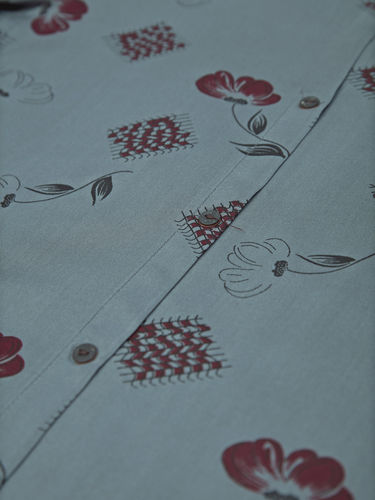 Mimosa Women Grey Color Printed Straight Kurta