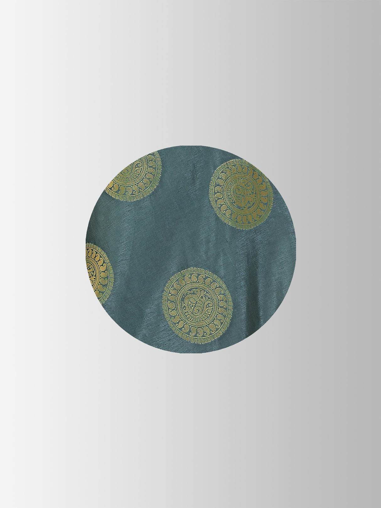 Mimosa Womens Tussar Silk Saree Kanjivaram style Grey Color