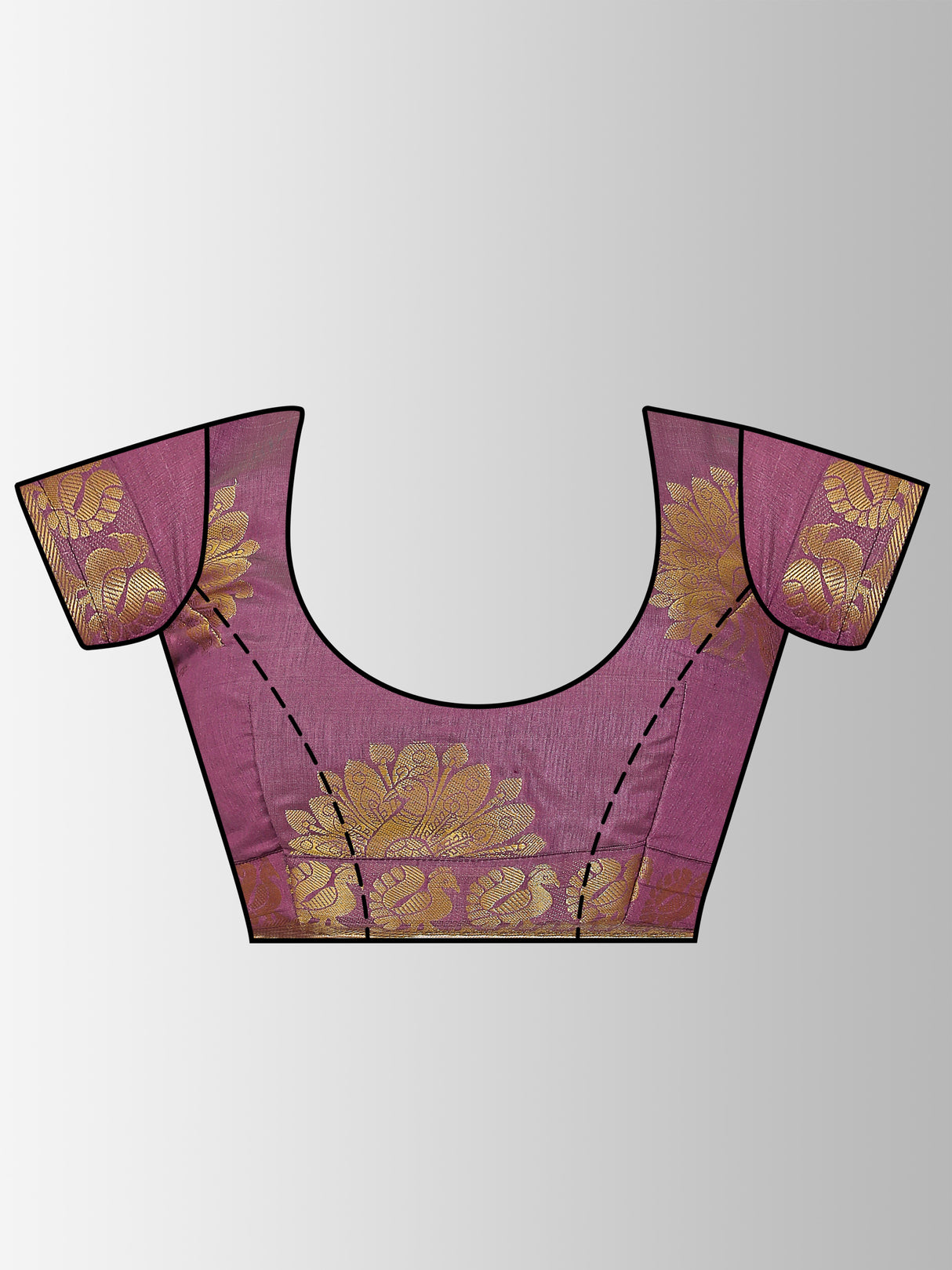 Mimosa Womens Tussar Silk Saree Kanjivaram style Wine Color