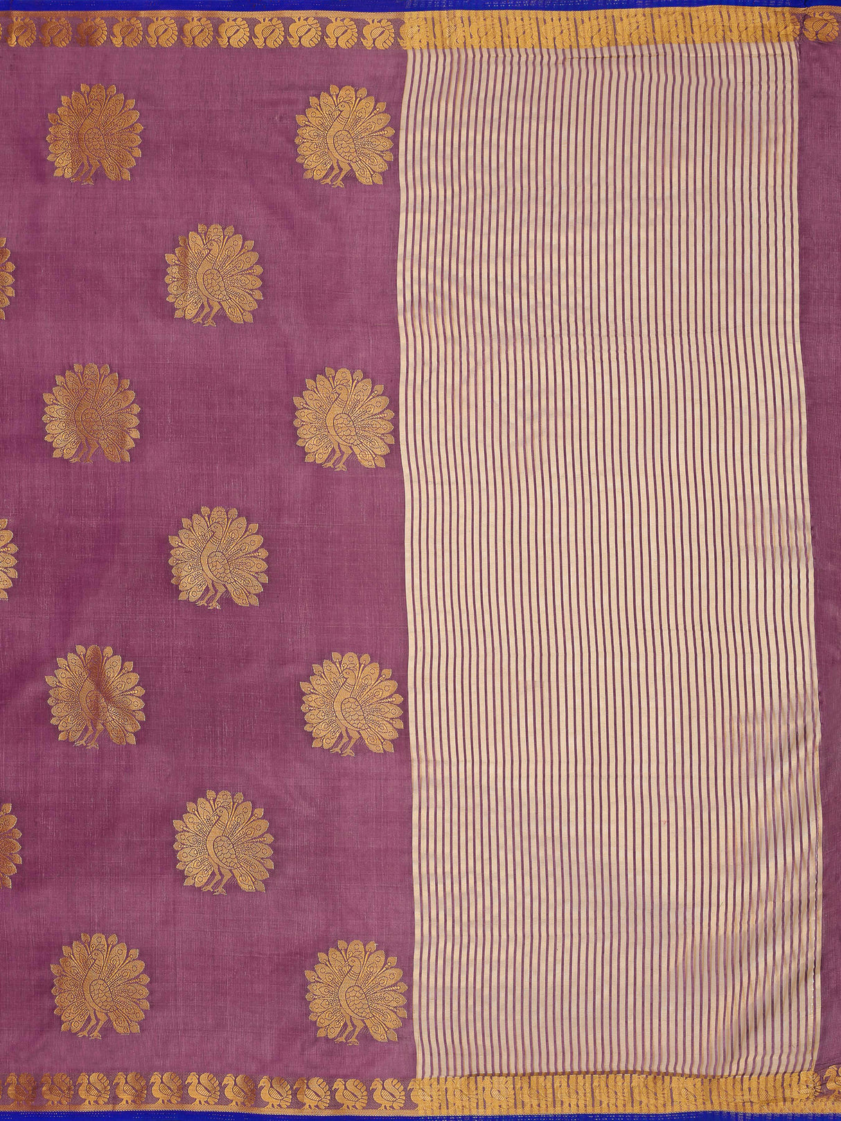 Mimosa Womens Tussar Silk Saree Kanjivaram style Wine Color