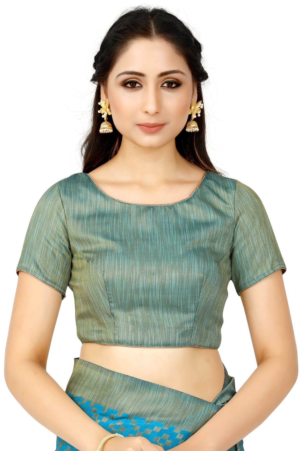 Mimosa Womens Art Silk Saree Patola Ananda Color