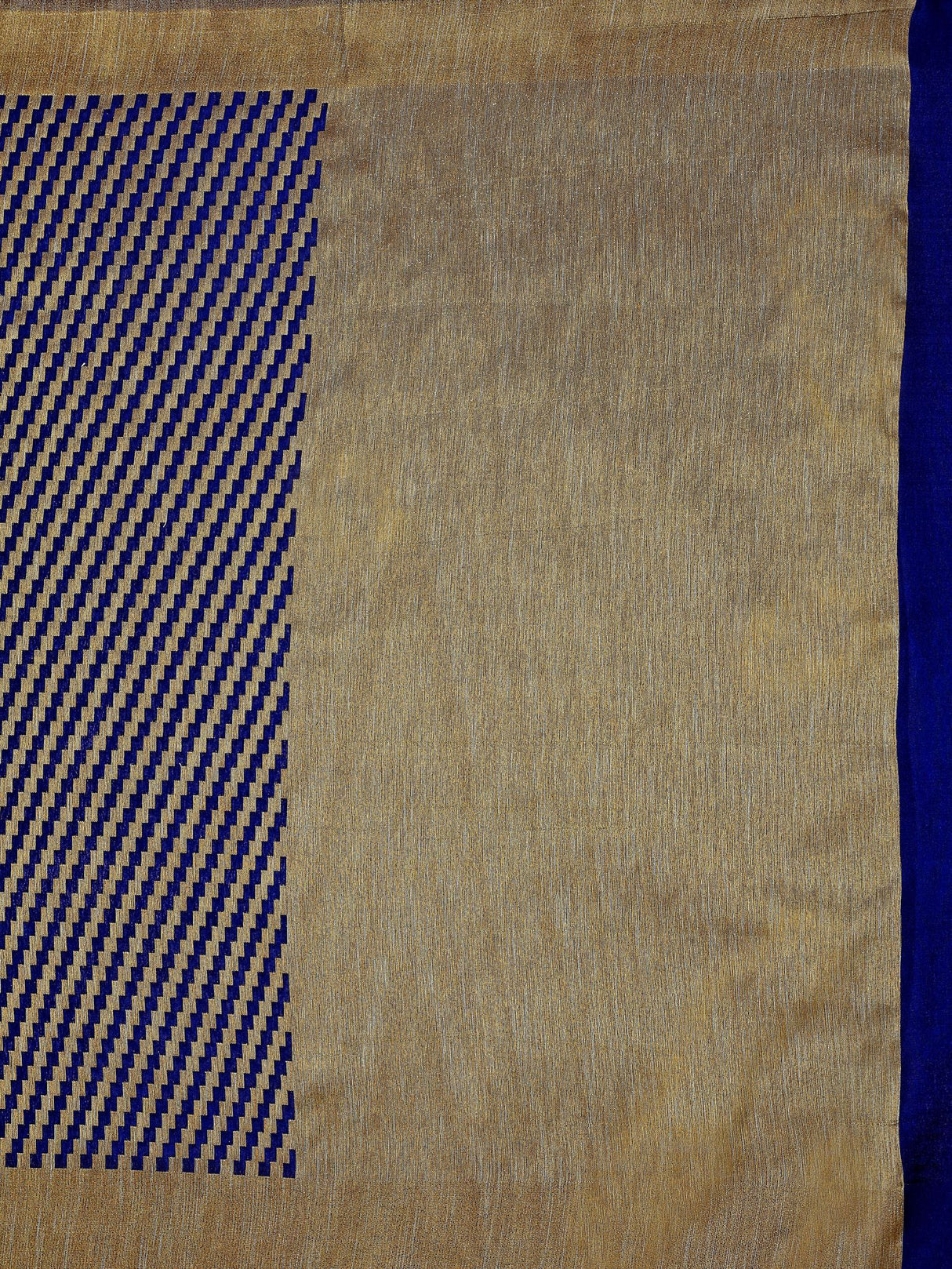 Mimosa Womens Art Silk Saree Patola Navy Blue Color