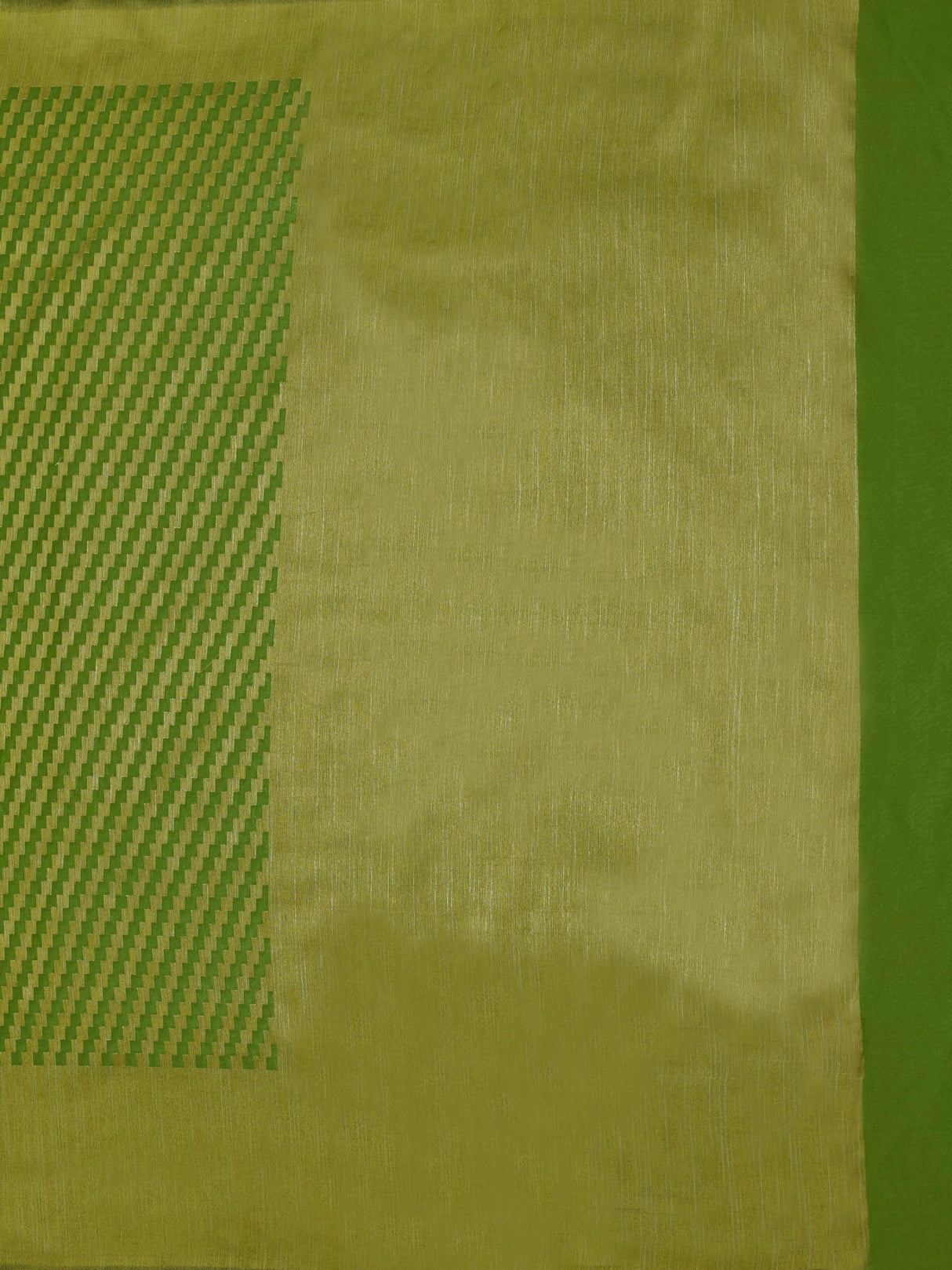 Mimosa Womens Art Silk Saree Patola Olive Color