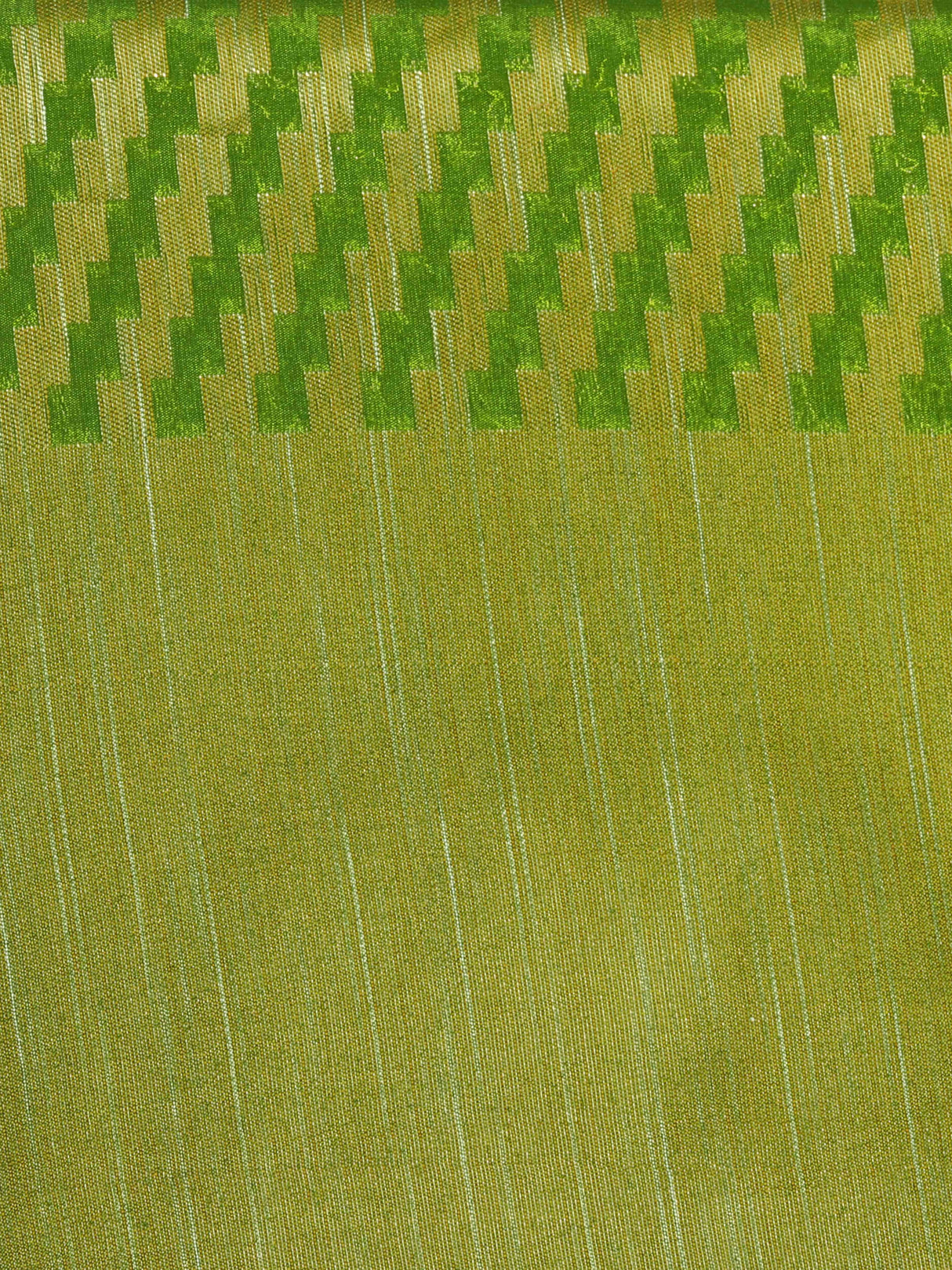 Mimosa Womens Art Silk Saree Patola Olive Color