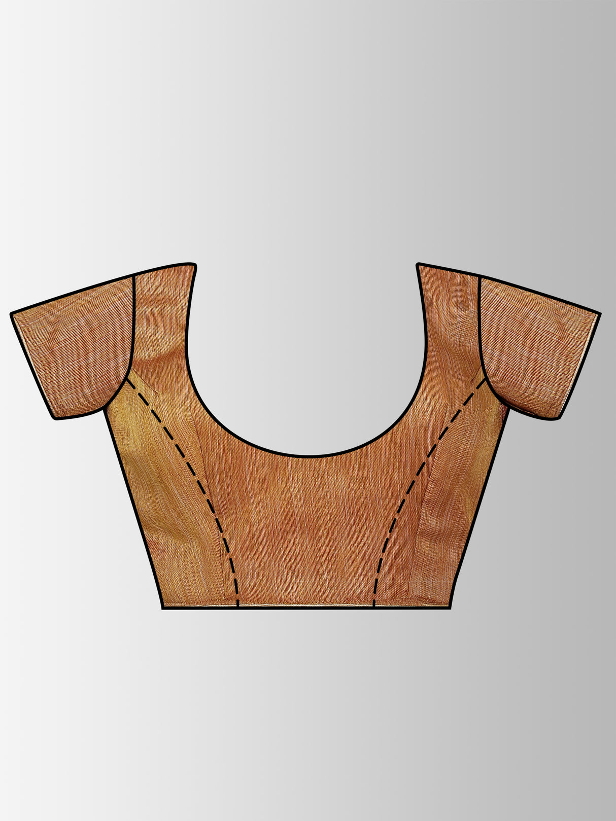 Mimosa Womens Art Silk Saree Patola Orange Color