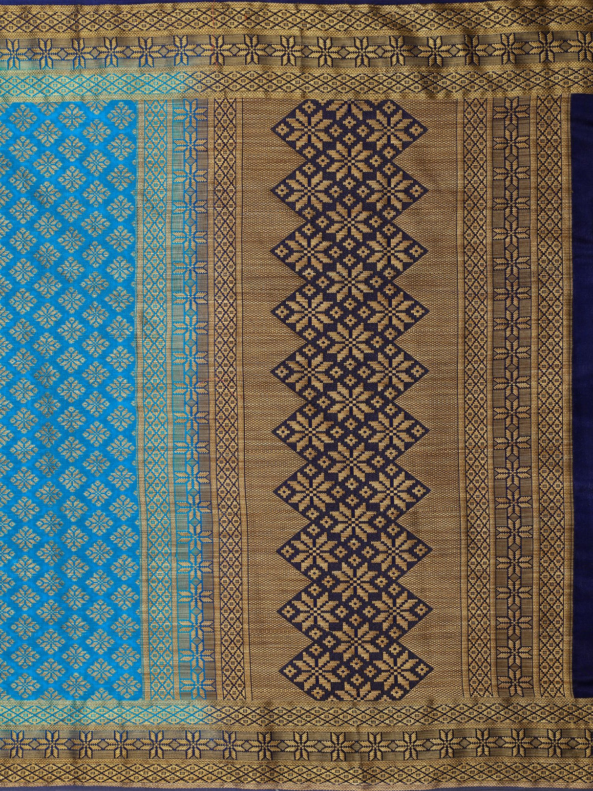 Mimosa Womens Art Silk Saree Patola Ananda Color