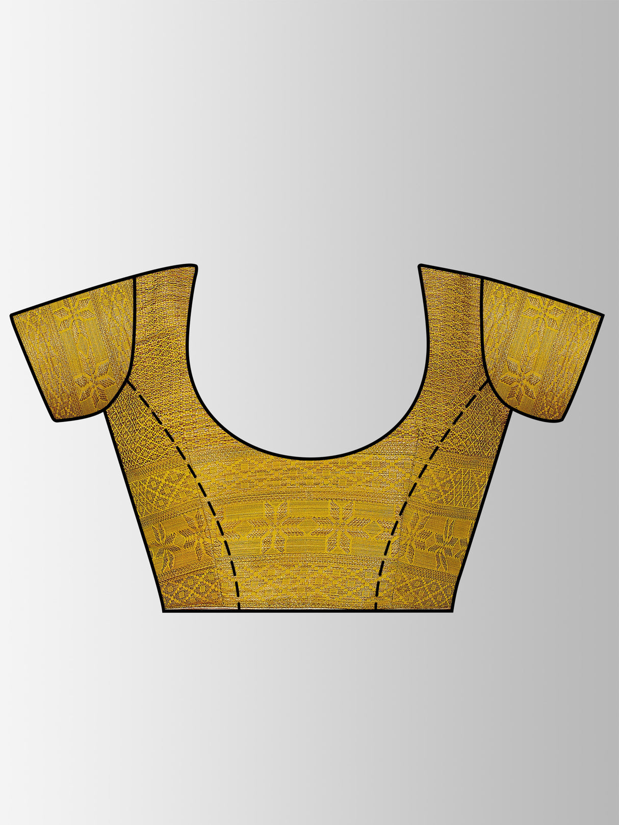 Mimosa Womens Art Silk Saree Patola Gajjari Color