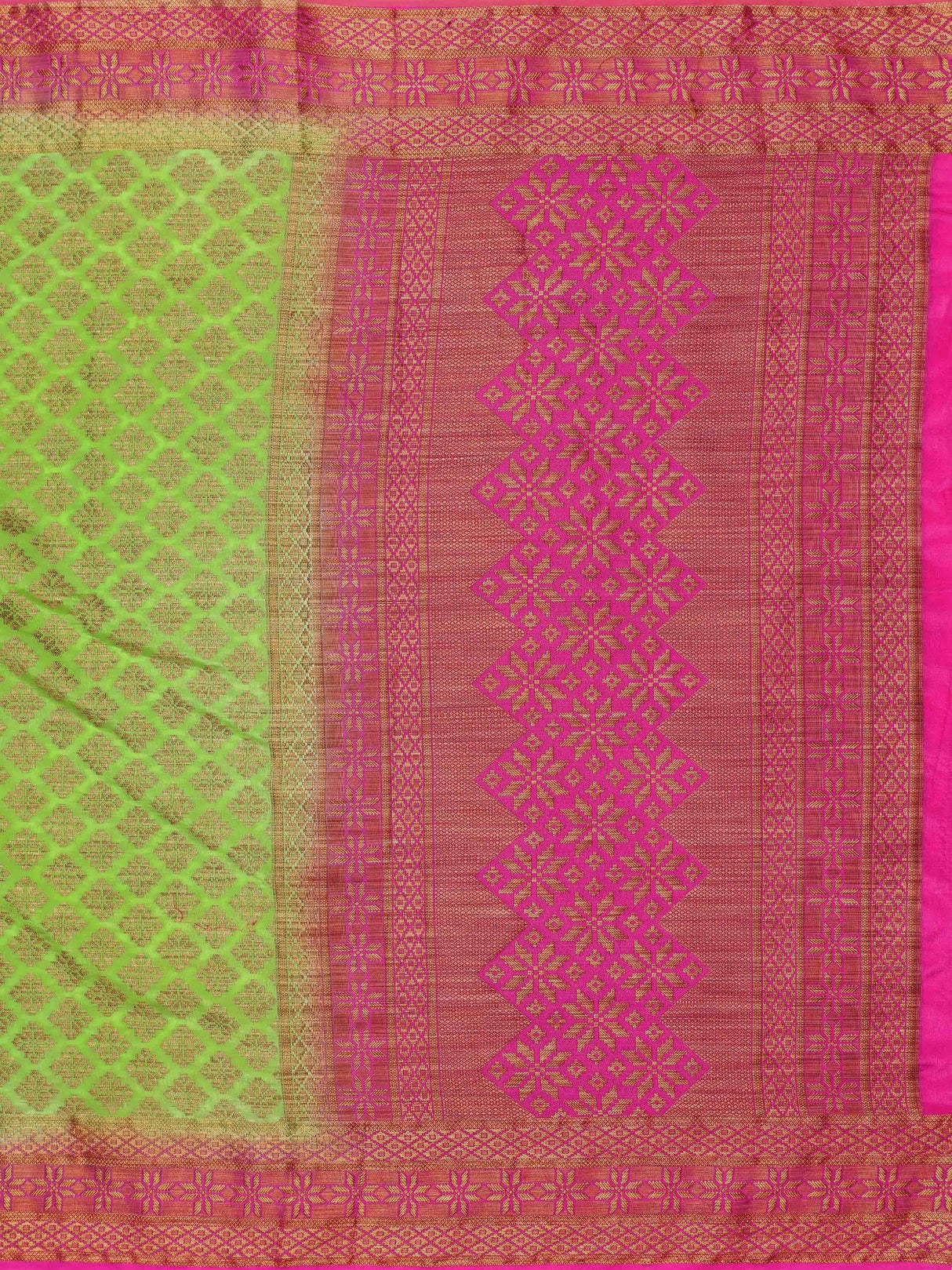 Mimosa Womens Art Silk Saree Patola Liril Color
