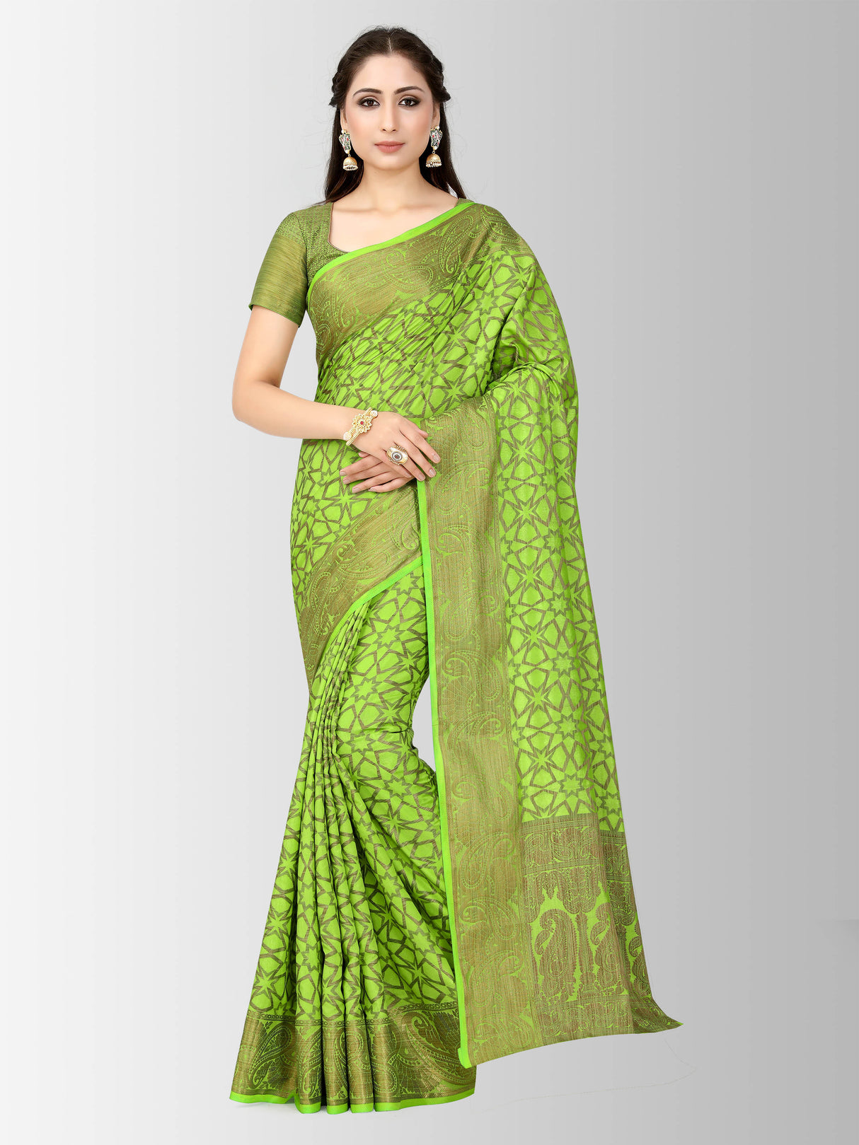 Mimosa Womens Art Silk Saree Patola Liril Color