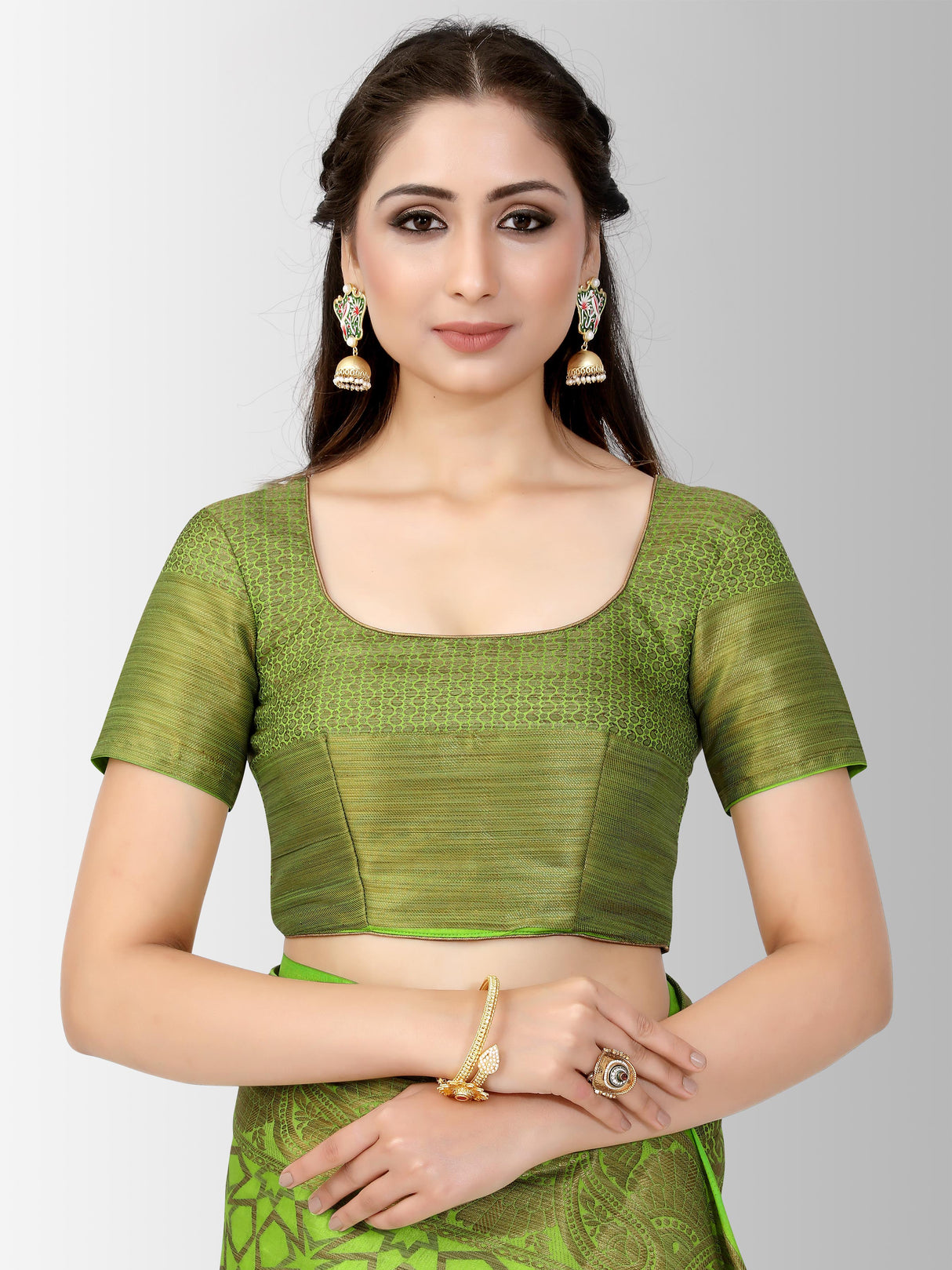 Mimosa Womens Art Silk Saree Patola Liril Color