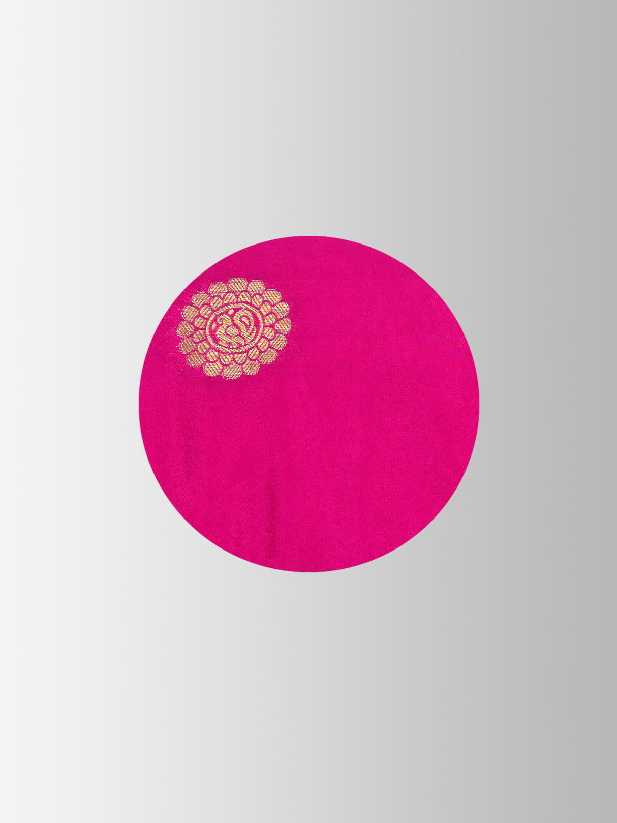 Mimosa Womens Crepe Saree Mysore Silk Rani Color