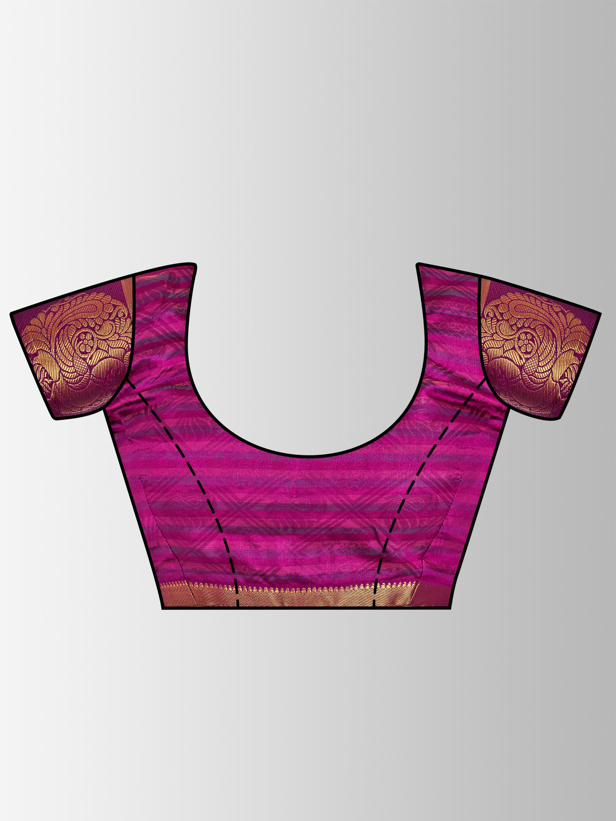 Mimosa Womens Art Silk Saree Kanjivaram Rama Color