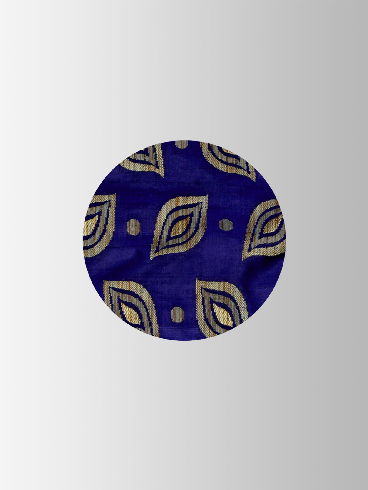 Mimosa Womens Raw Silk Saree Kanjivaram Navy Blue Color