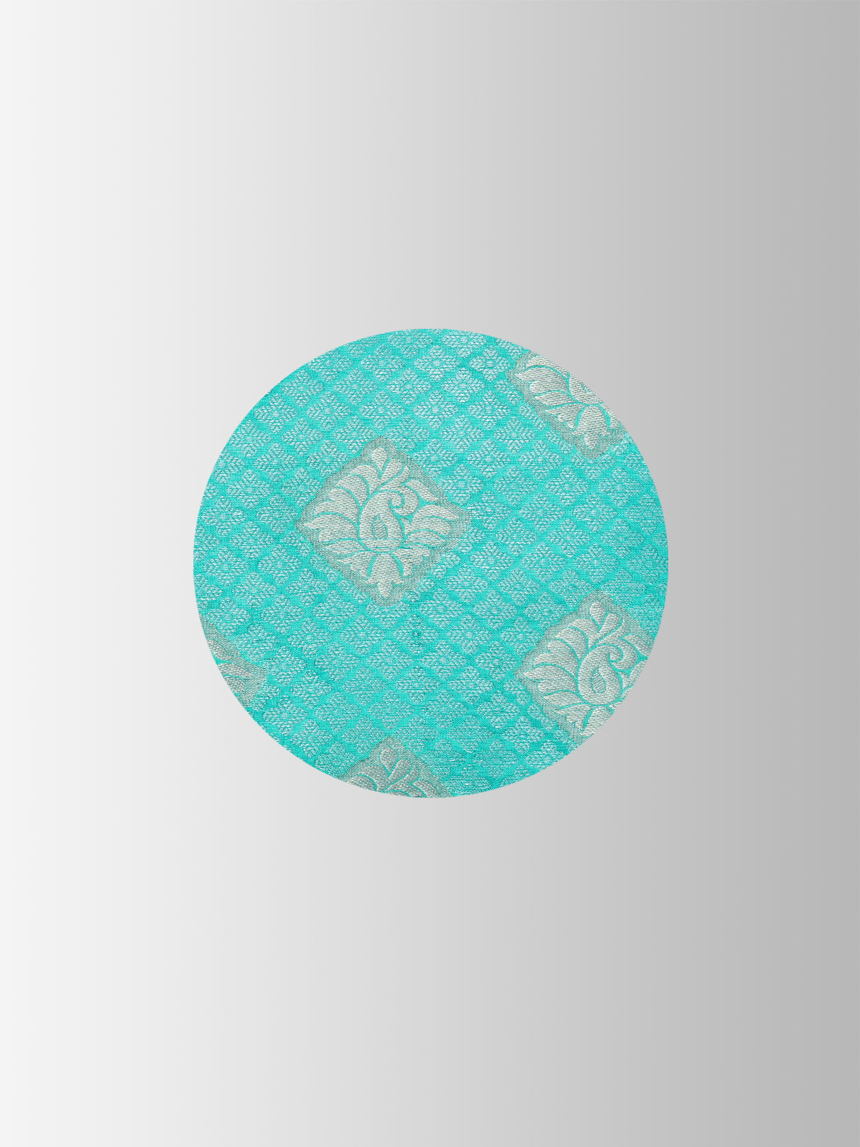 Mimosa Womens Art Silk Saree Kanjivaram Saffire Color