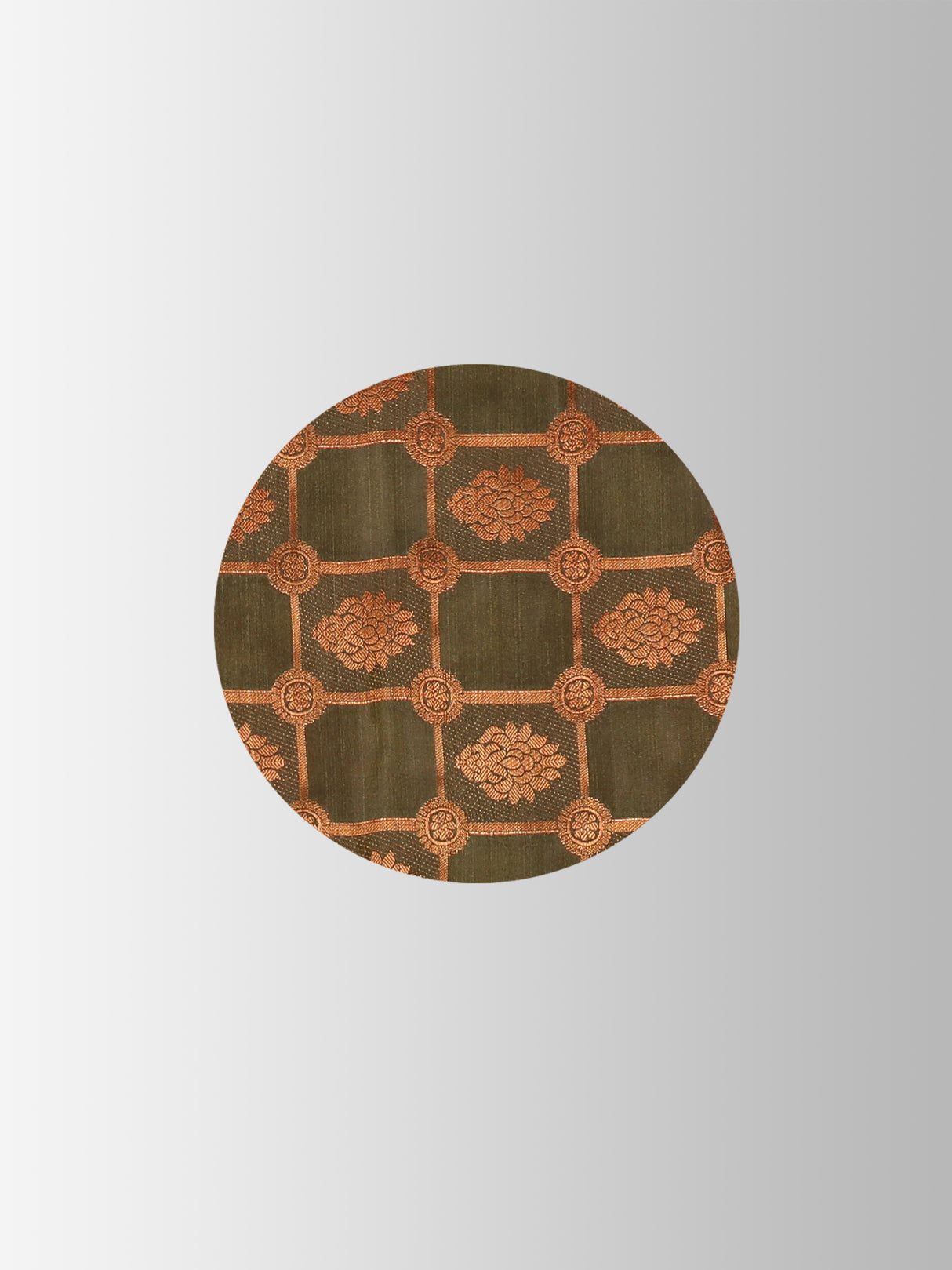 Mimosa Womens Art Silk Saree Kanjivaram Chocolate Color