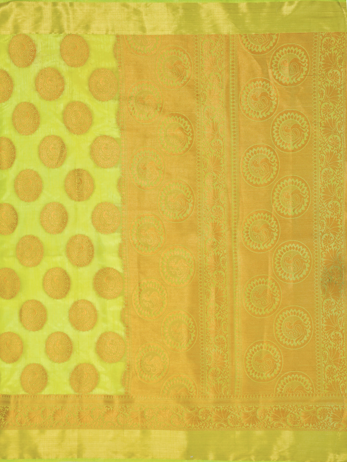 Mimosa Womens Art Silk Saree Kanjivaram Liril Color