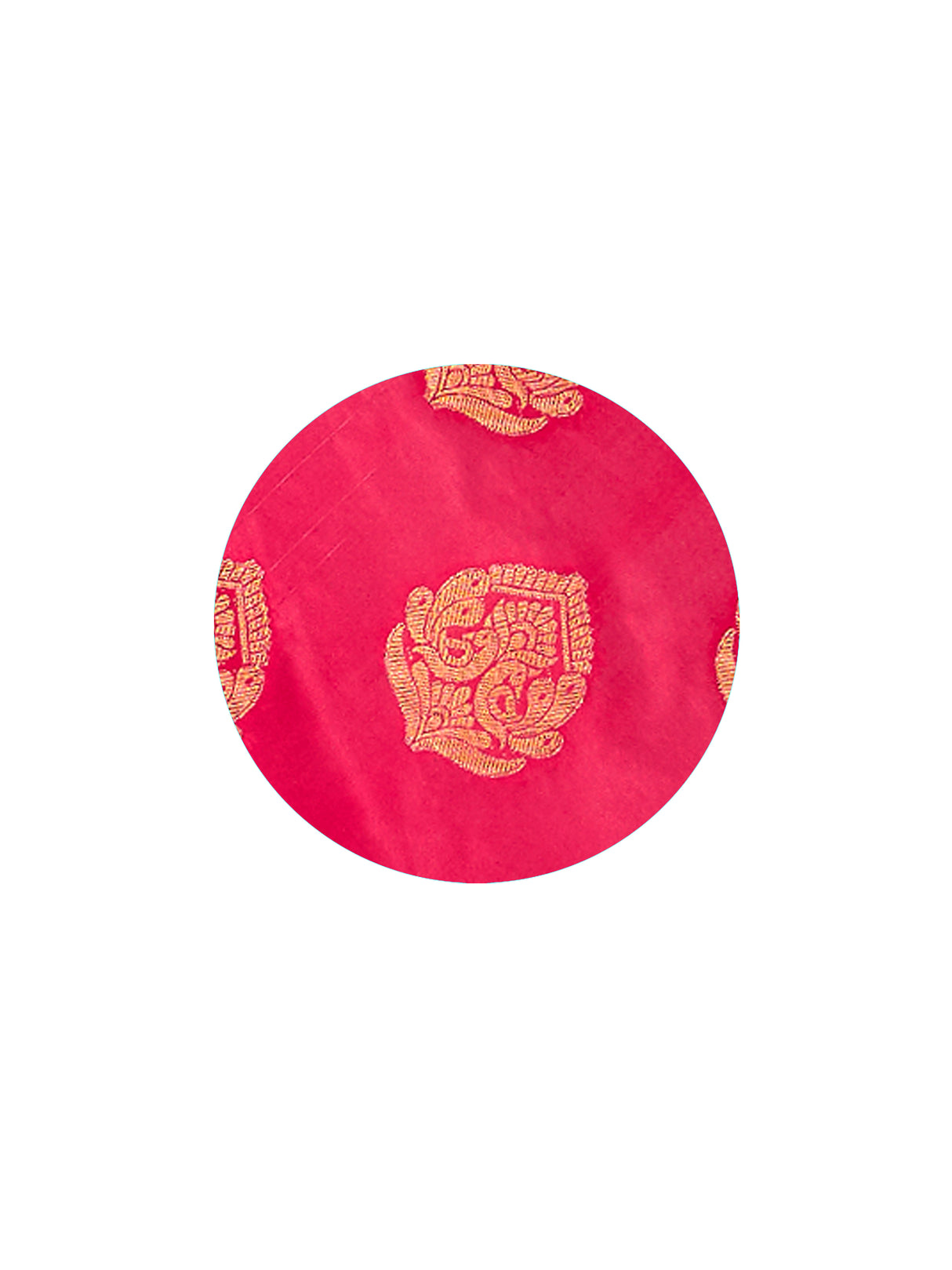 Mimosa Womens Art Silk Saree Kanjivaram Red Color