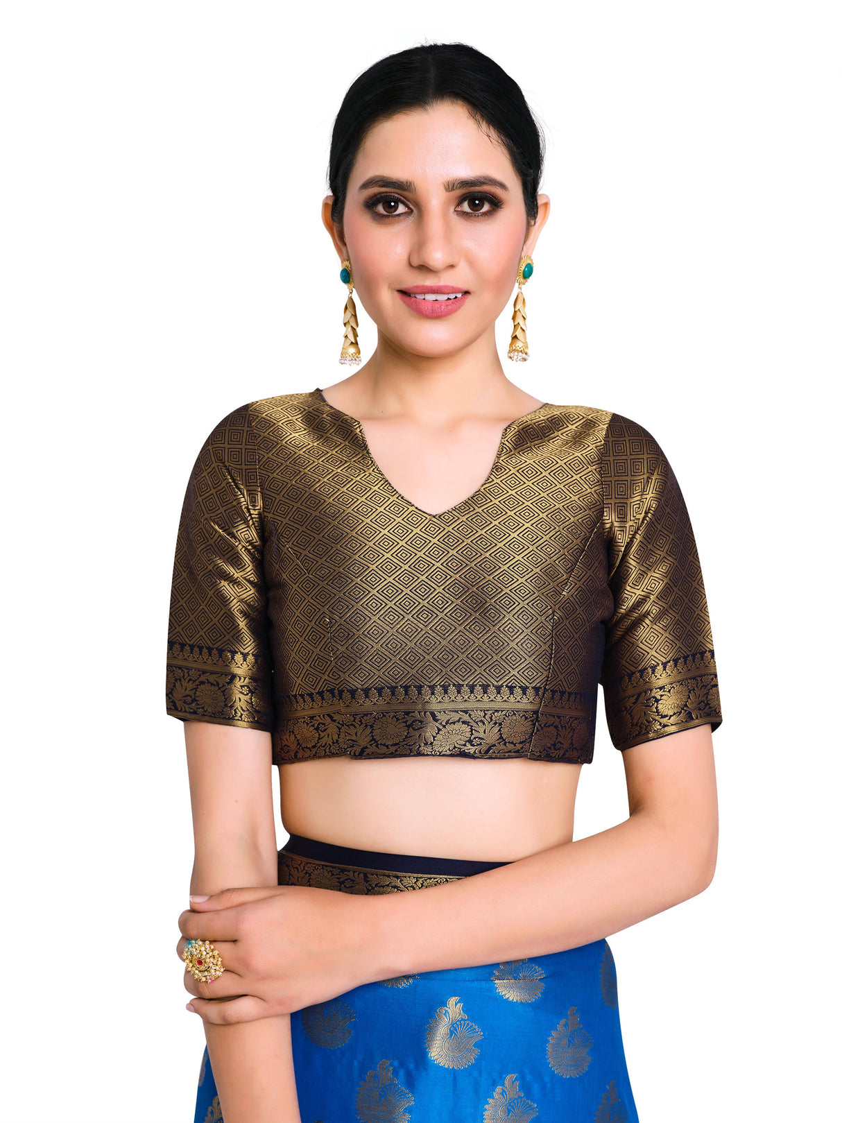 Mimosa Womens Crepe Saree Mysore Silk Ananda Color