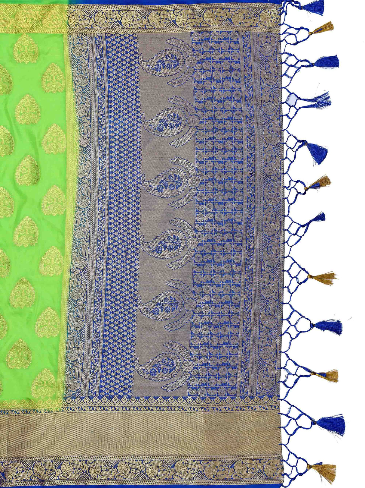 Mimosa Womens Art Silk Saree Kanjivaram Liril Color