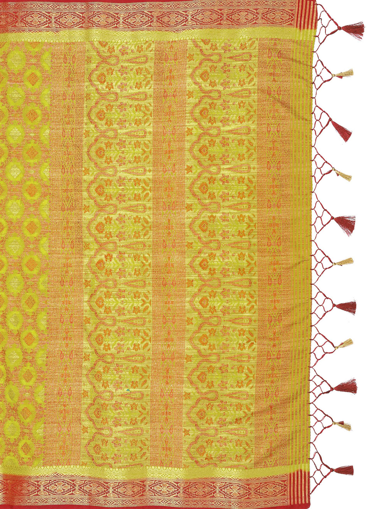 Mimosa Womens Art Silk Saree Kanjivaram Pista Color