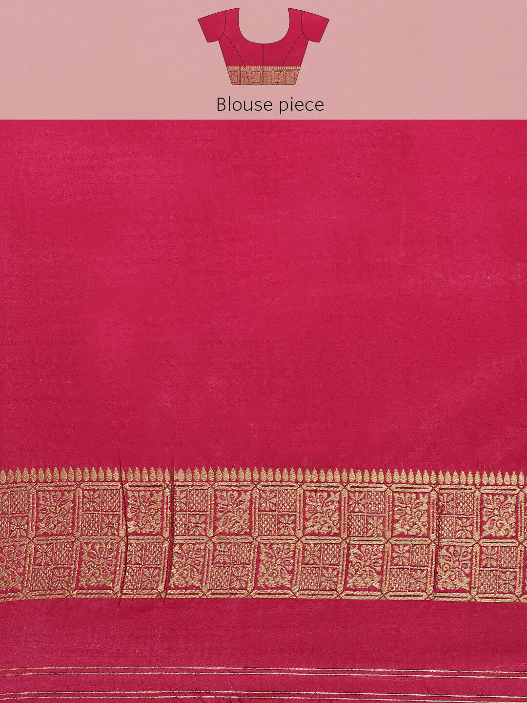 Mimosa Womens Art Silk Saree Patola Halfwhite Color