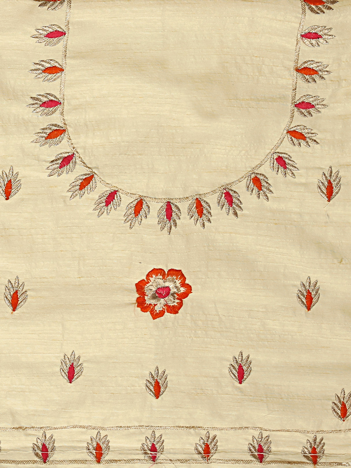 MIMOSA Women's Art Silk Semi-Stitched Lehenga with Unstitched Blouse and Dupatta