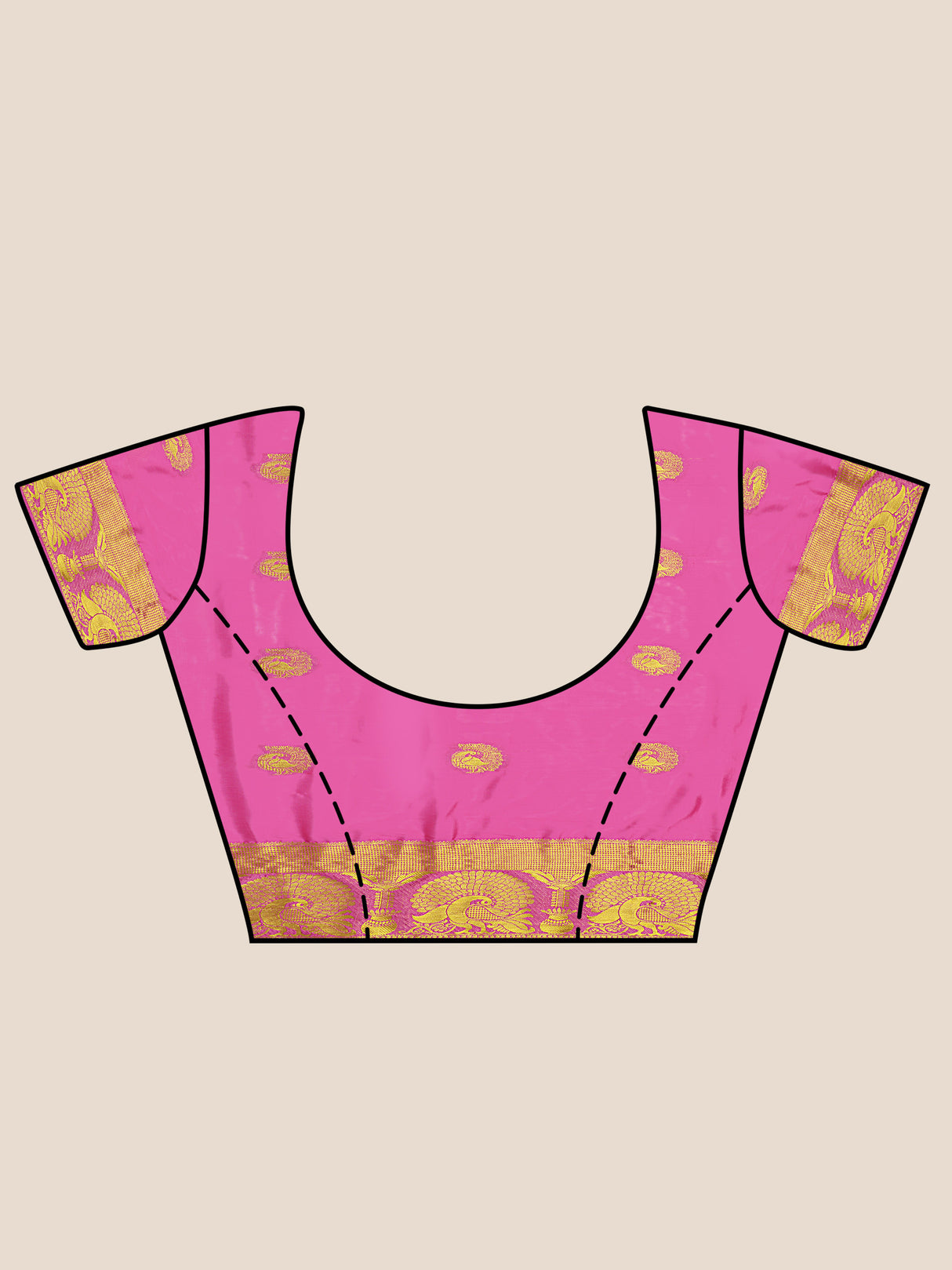 Mimosa Womens Crepe Saree Mysore Silk style Maroon Color