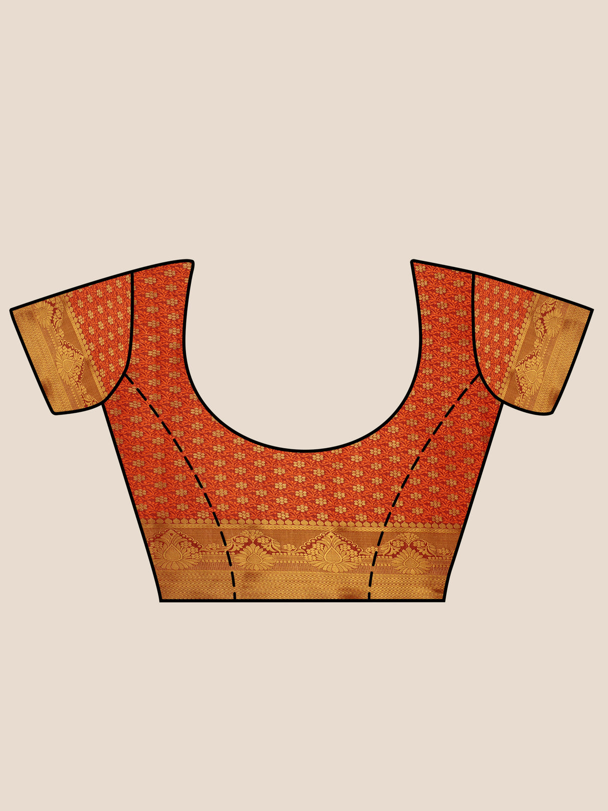 Mimosa Womens Art Silk Saree Kanjivaram Maroon Color