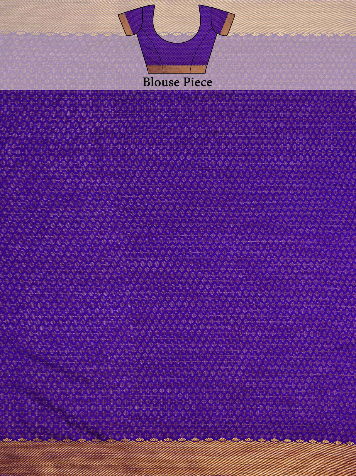 Mimosa Womens Art Silk Saree Kanjivaram style Purple Color