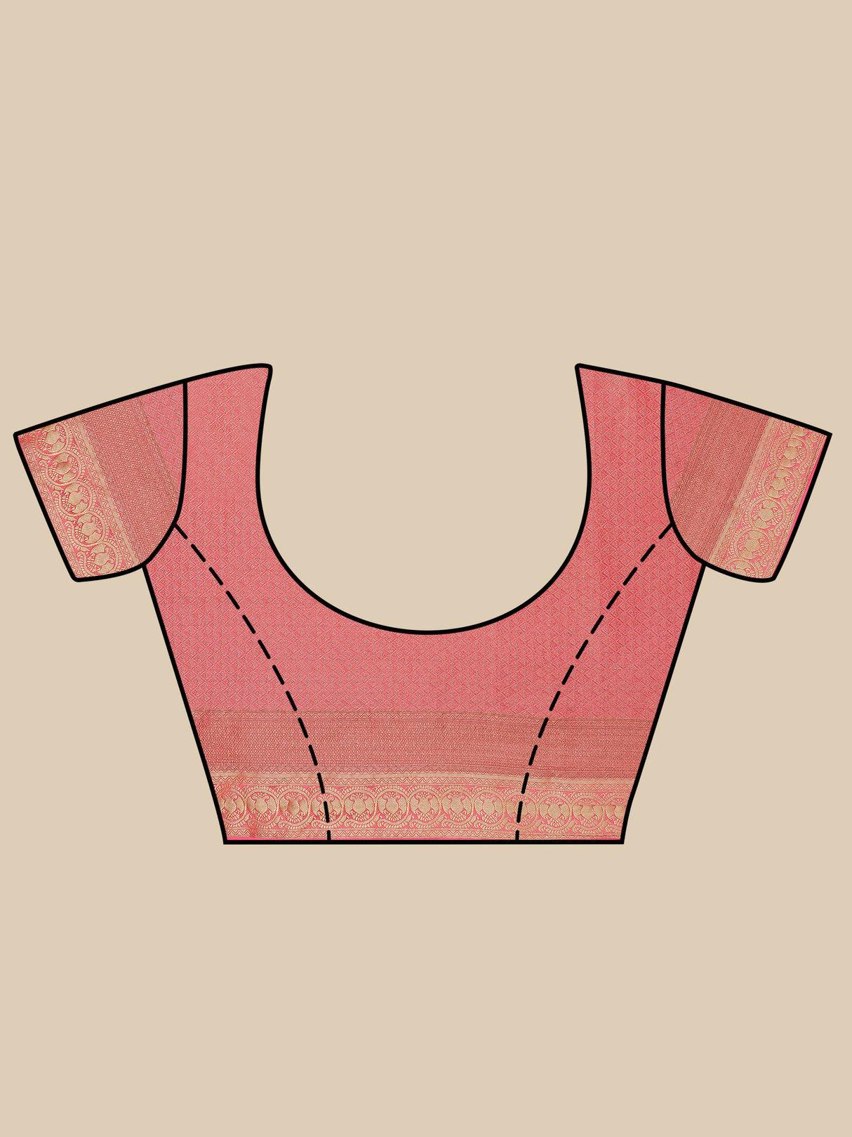 Mimosa Womens Art Silk Saree Kanjivaram Gajjari Color