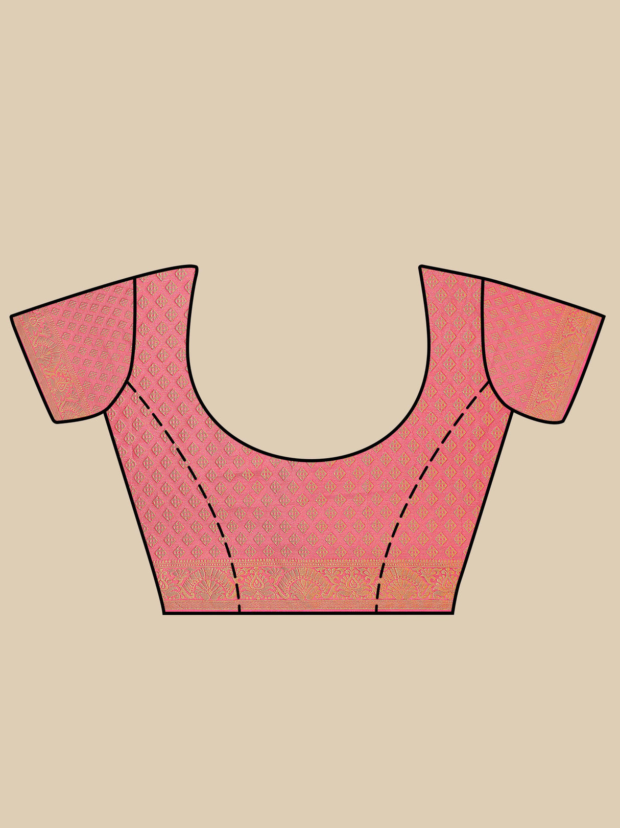 Mimosa Womens Art Silk Saree Kanjivaram Gajjari Color