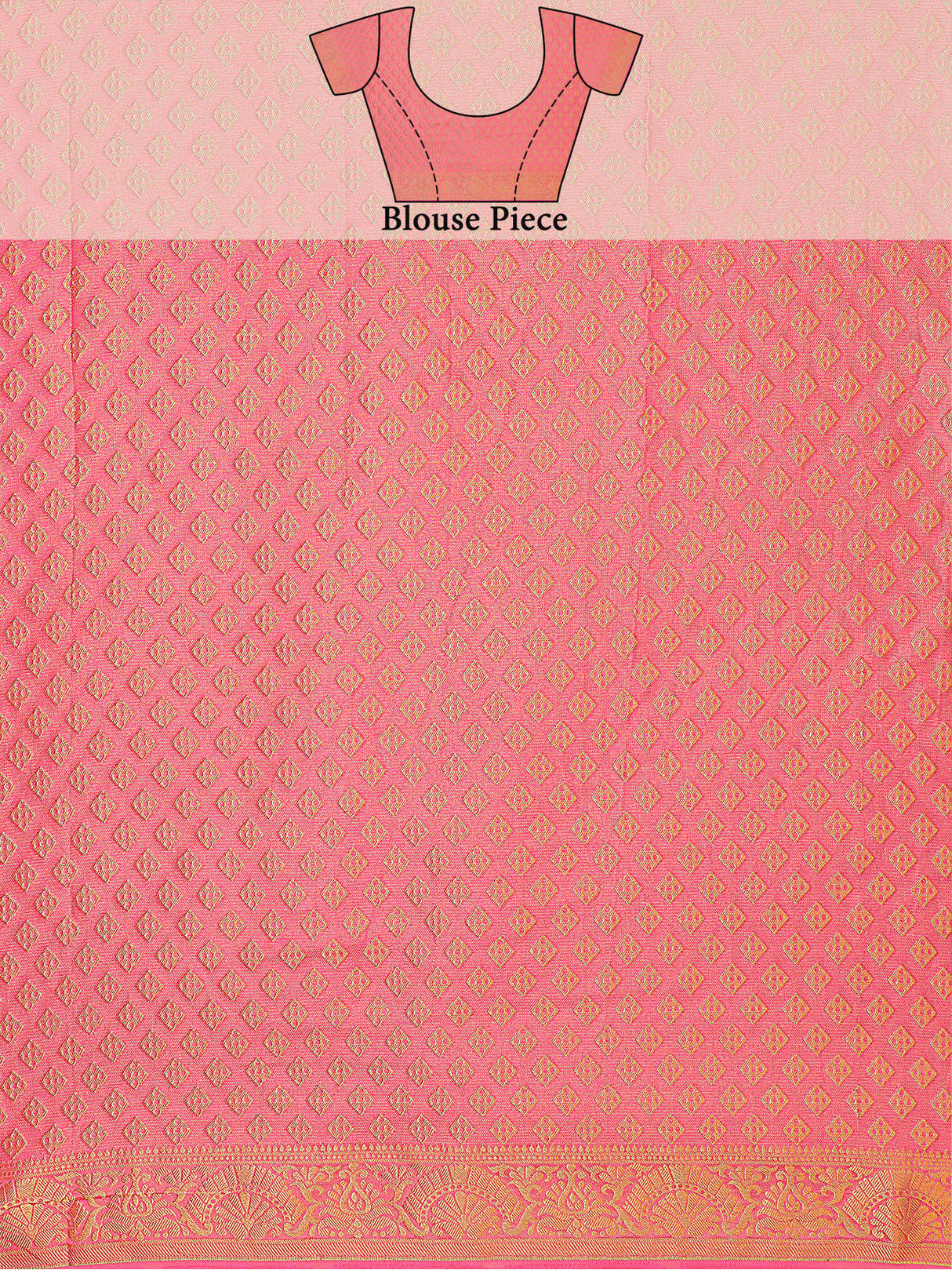 Mimosa Womens Art Silk Saree Kanjivaram Gajjari Color