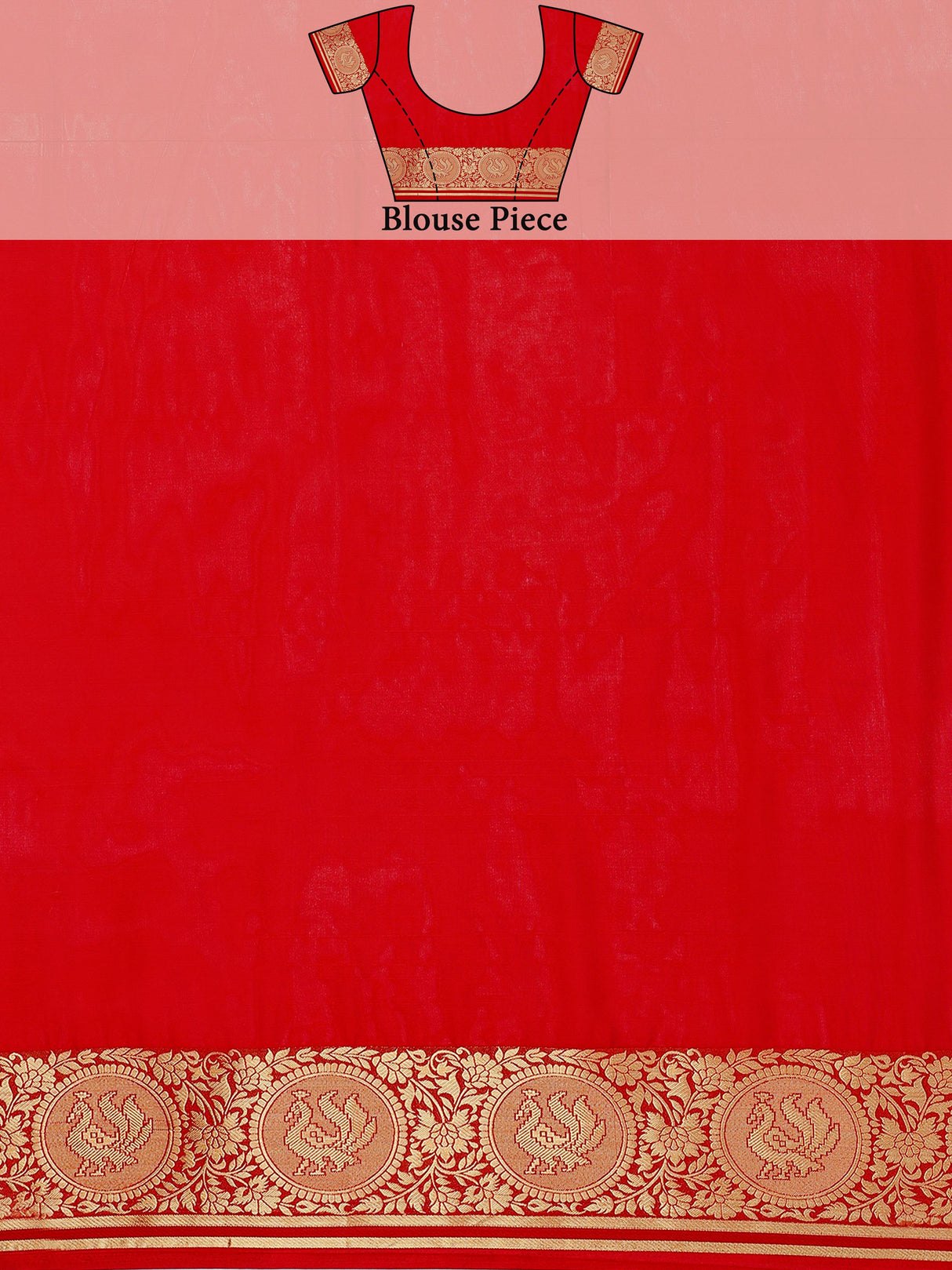 Mimosa Womens Crepe Saree Mysore Silk Saffire Color