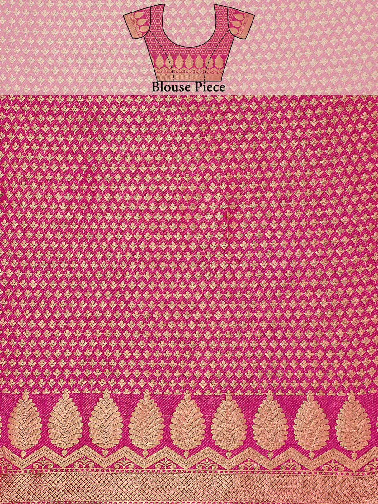 Mimosa Womens Crepe Saree Mysore Silk Gold Color