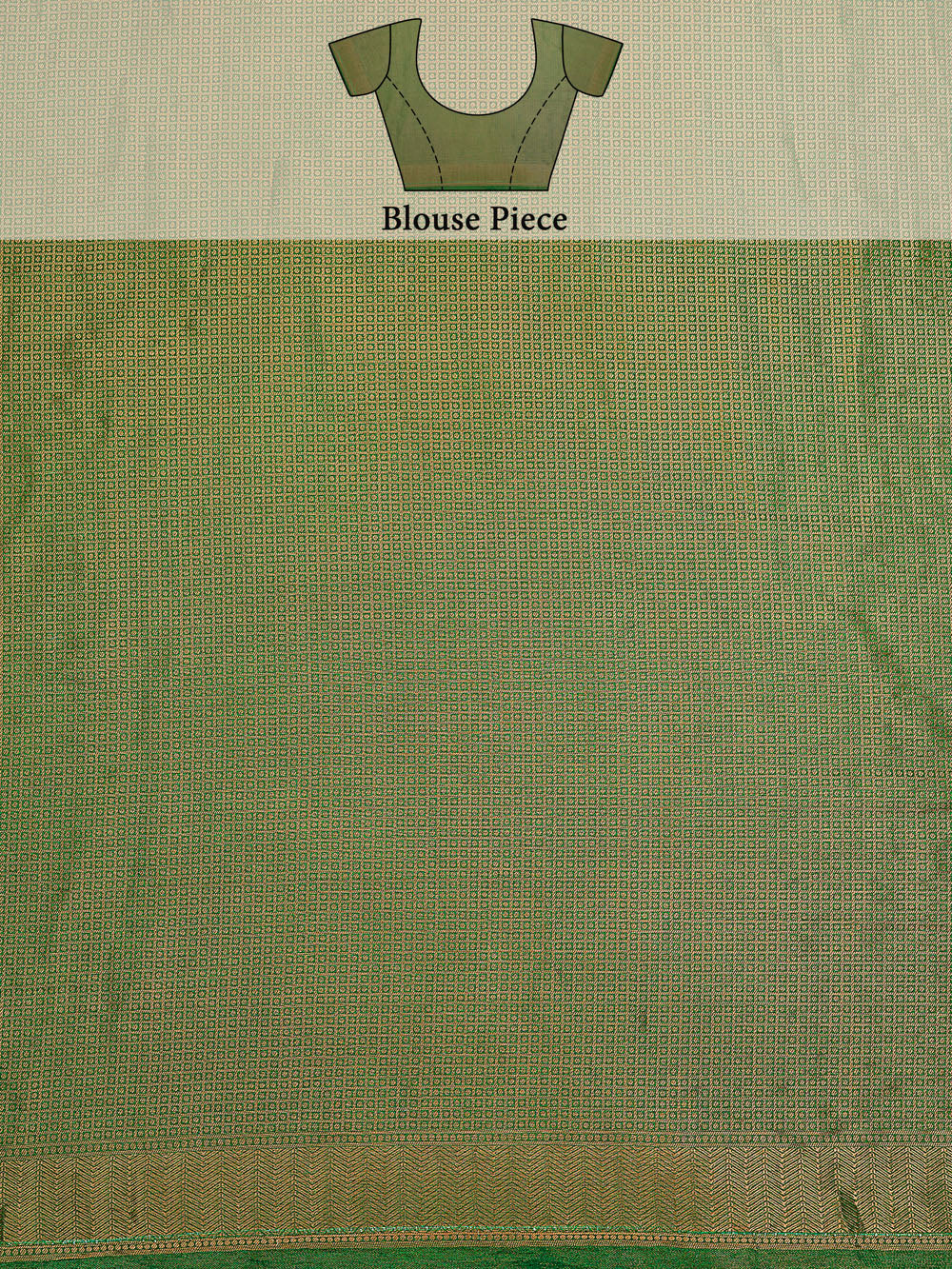 Mimosa Womens Art Silk Saree Kanjivaram Green Color