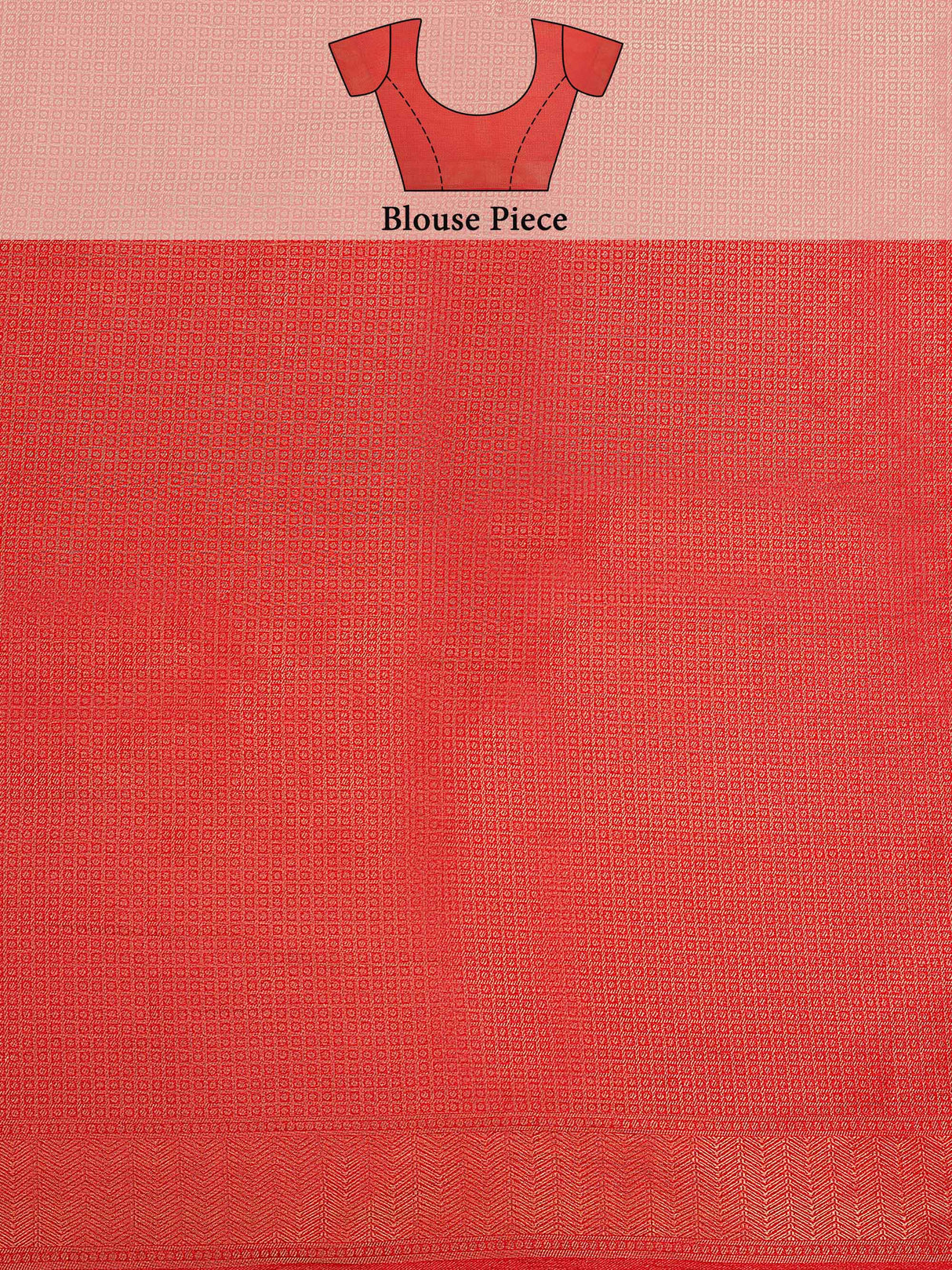 Mimosa Womens Art Silk Saree Kanjivaram Red Color