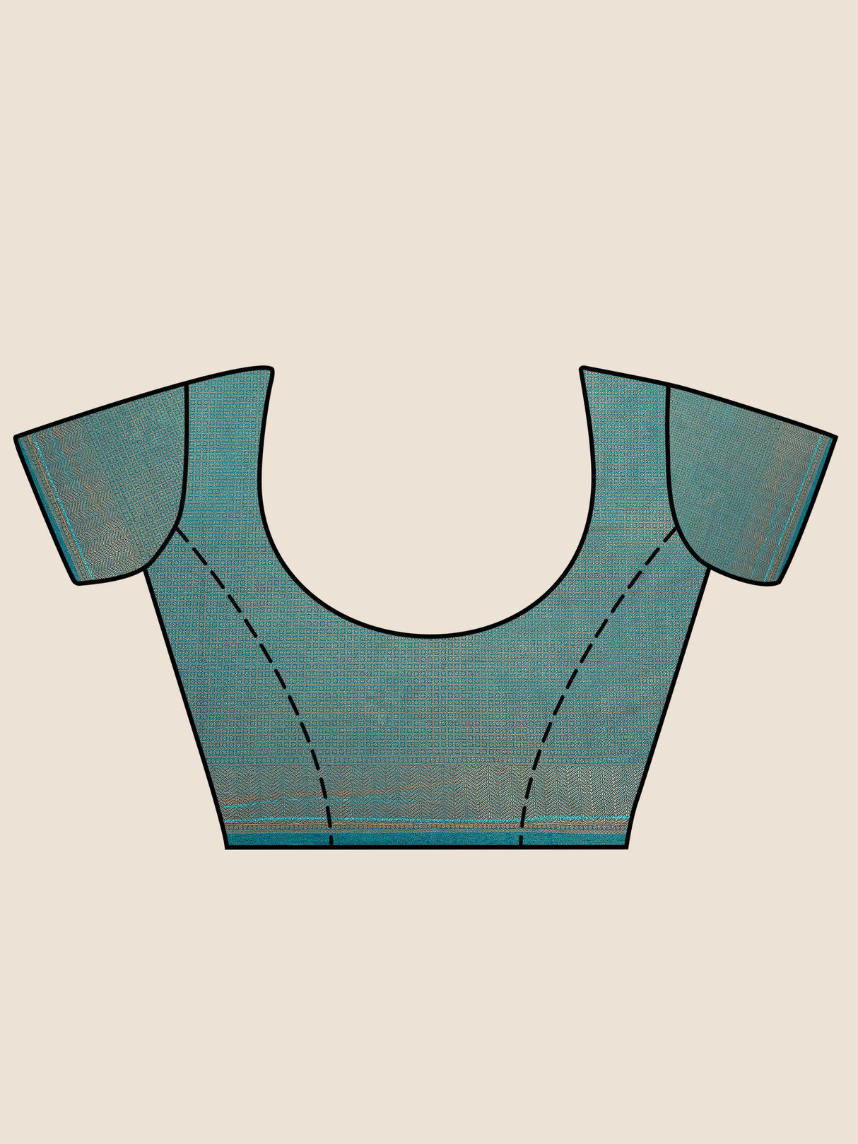 Mimosa Womens Art Silk Saree Kanjivaram Saffire Color