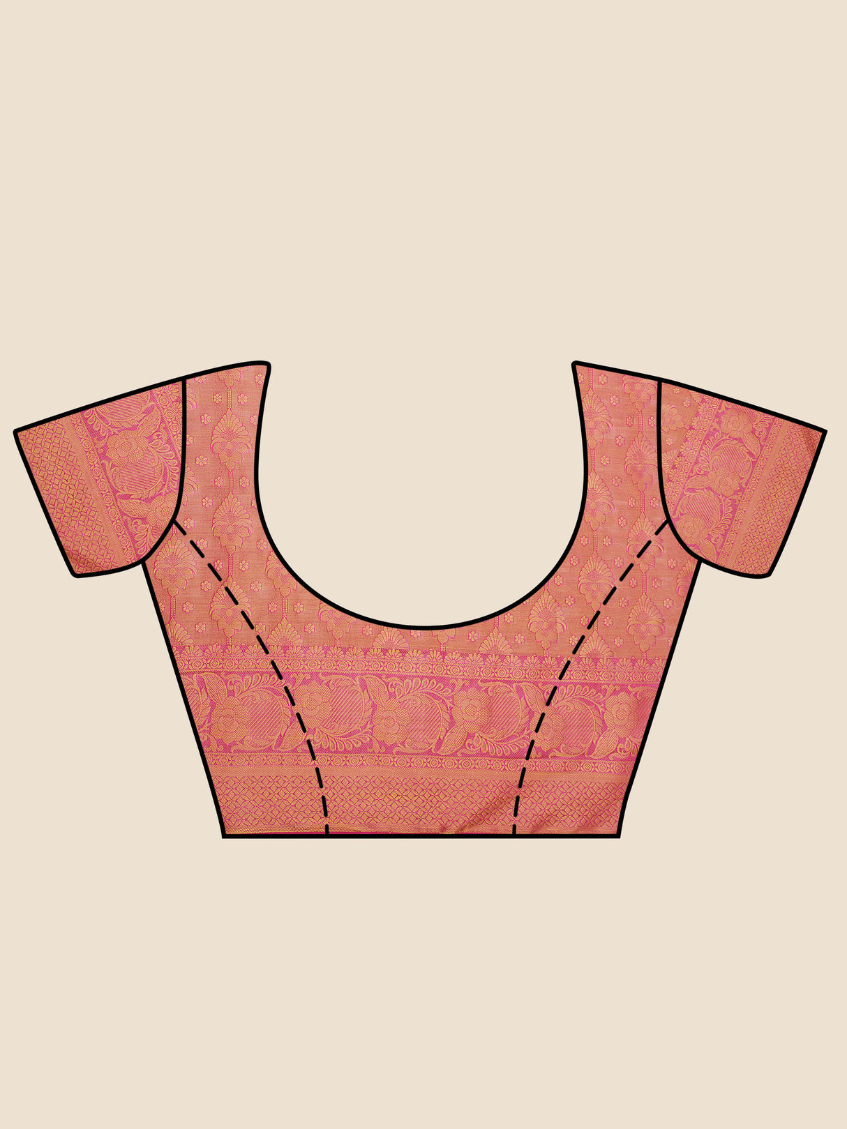 Mimosa Womens Art Silk Saree Kanjivaram Navy Blue Color