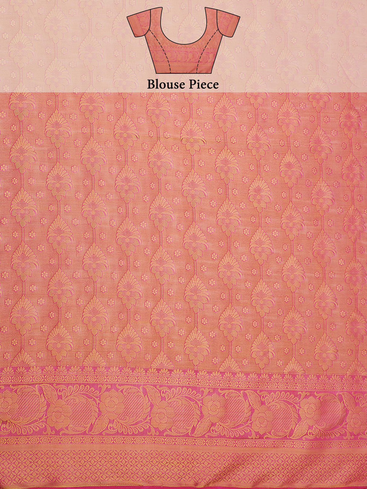 Mimosa Womens Art Silk Saree Kanjivaram Navy Blue Color