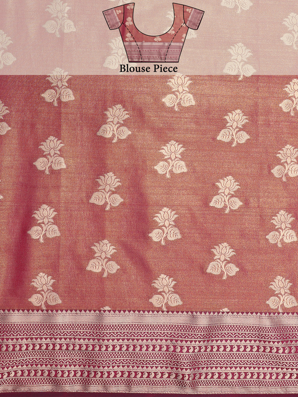 Mimosa Womens Art Silk Saree Kanjivaram Olive Color