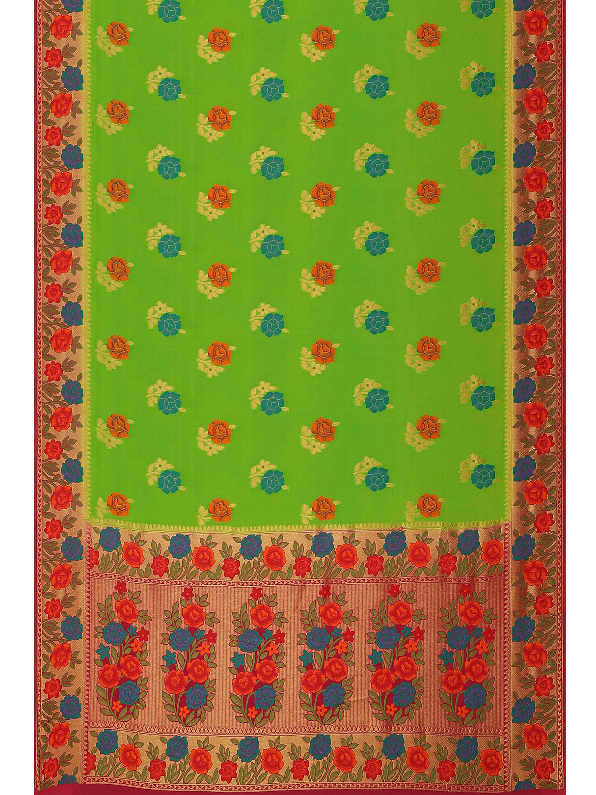 Mimosa Womens Art Silk Saree Patola Liril Color