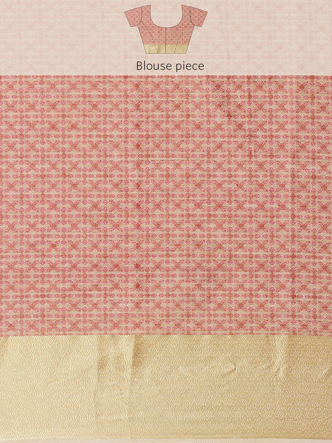 Mimosa Womens Art Silk Saree Patola Halfwhite Color