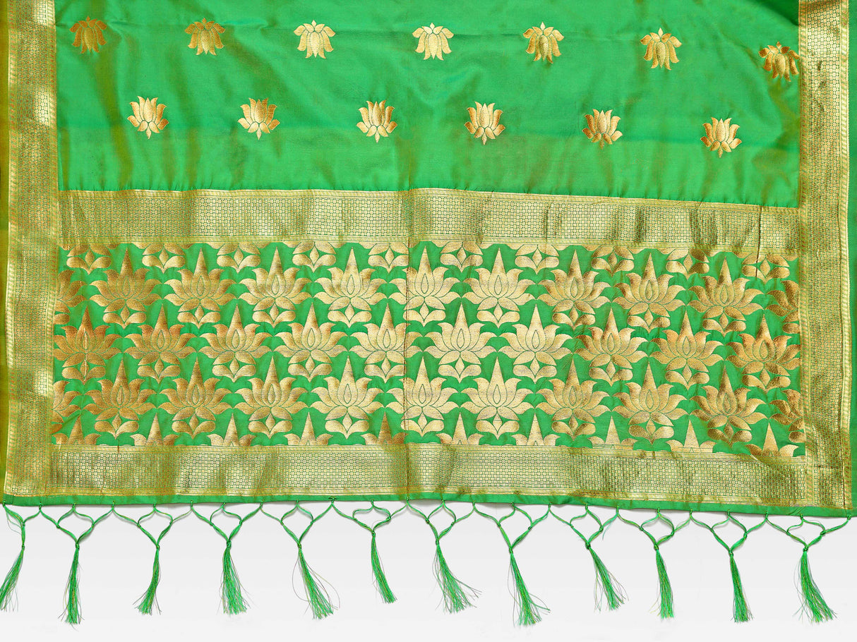 Mimosa Women's Banarasi Art Silk dupatta Color