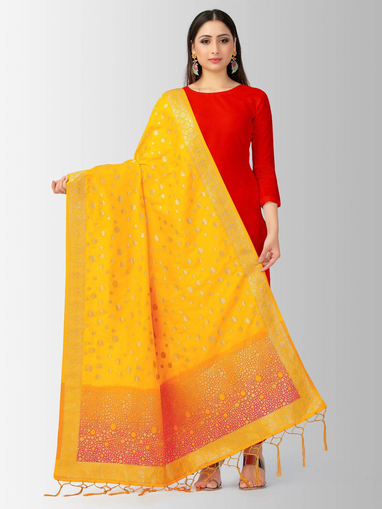 MIMOSA Women's Art Silk Dupatta