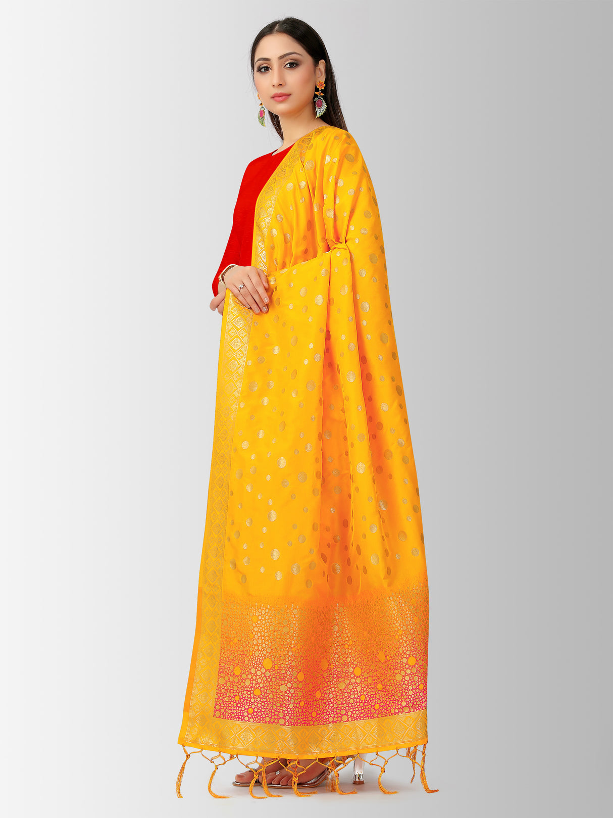 MIMOSA Women's Art Silk Dupatta